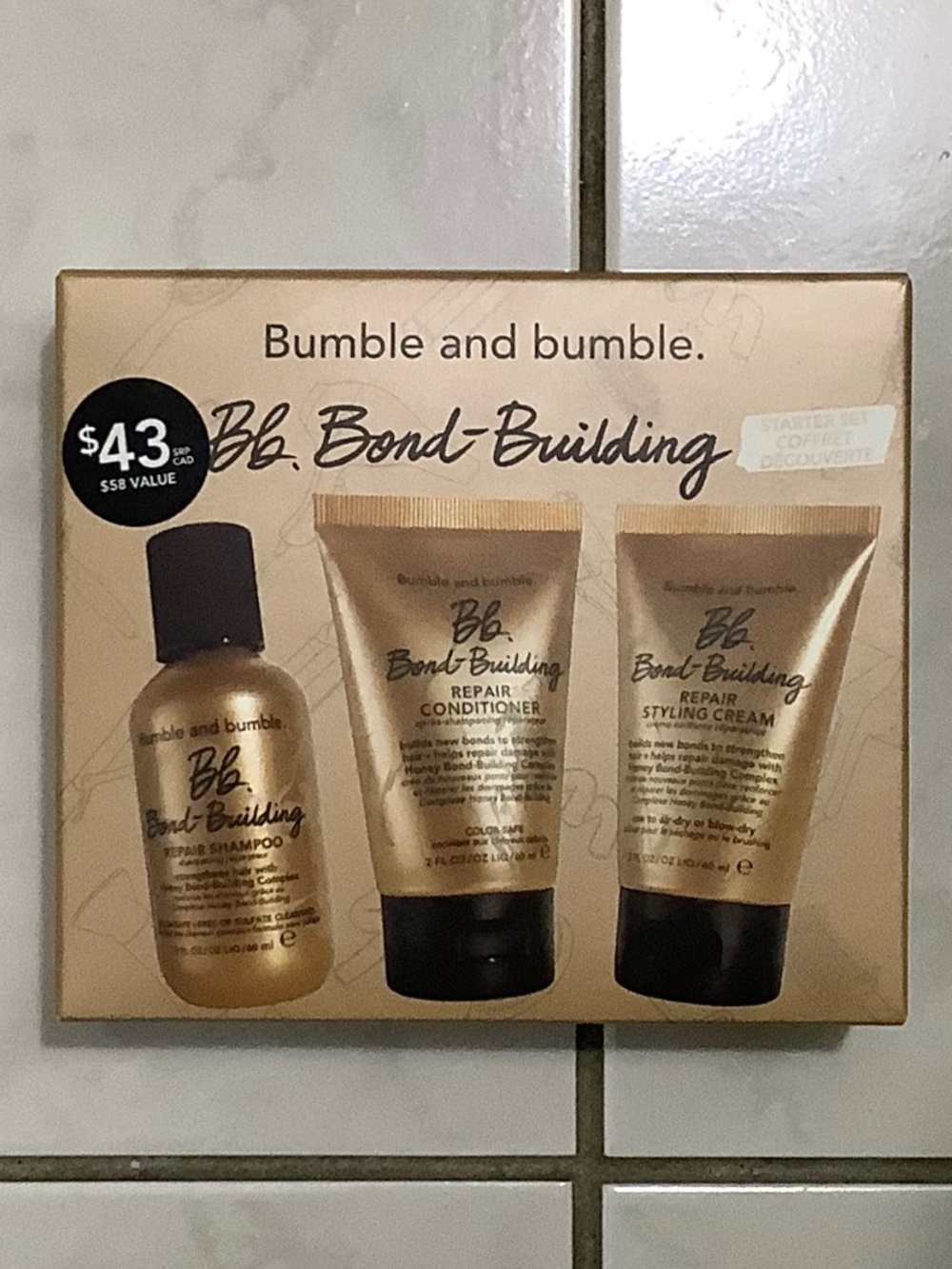 Bumble & Bumble Bond-Building Kit BNIB $58 Value